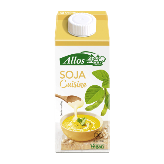 Vrhnje za kuhanje od soje Allos – 200 ml