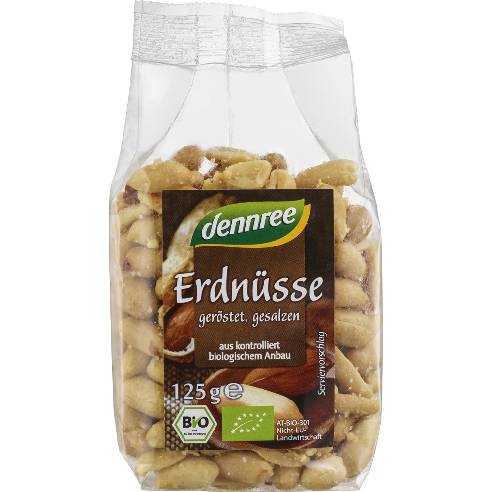 Kikiriki pržen i slan Dennree – 125 g