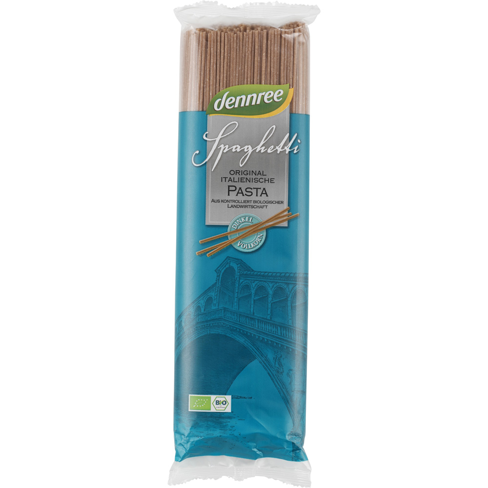 Tjestenina špageti integralni od pira Dennree – 500 g