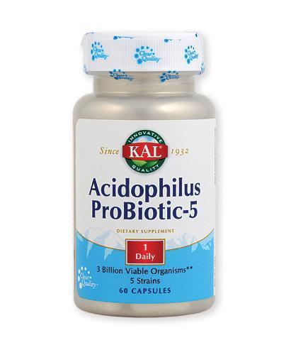 ACIDOPHILUS PROBIOTIC-5 – 60 ct KAL