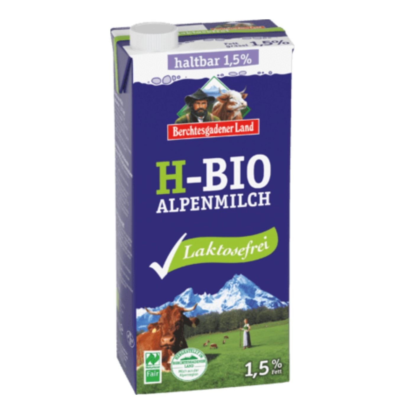 ALPSKO MLIJEKO -BIO- 1,5% mm 1 l Berchtesgadener Land