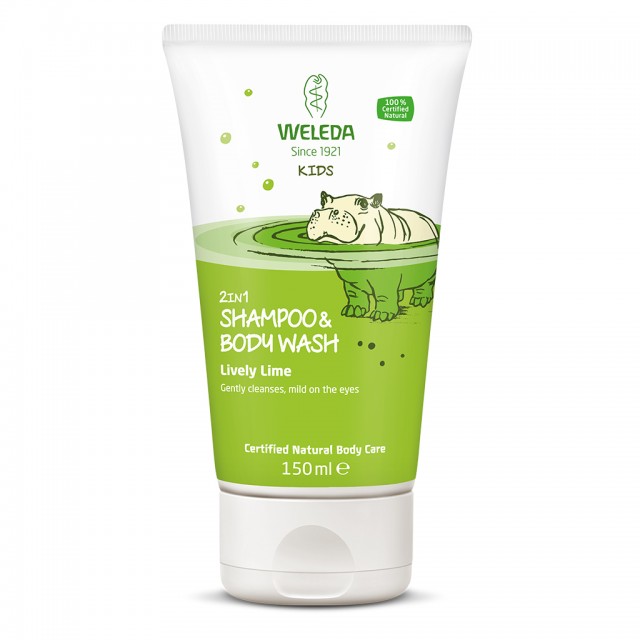 Dječji pjenušavi šampon limeta Weleda – 150 ml
